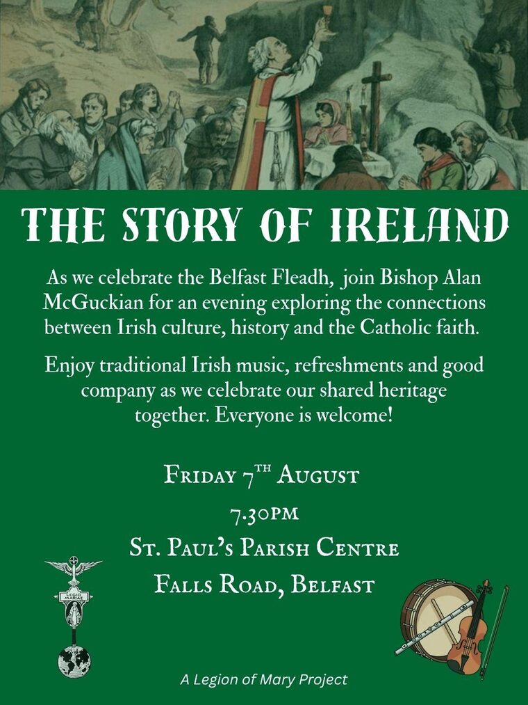 The Story of Ireland — Friday 7 August, St Paul&rsquo;s Parish Centre, Falls Road, Belfast