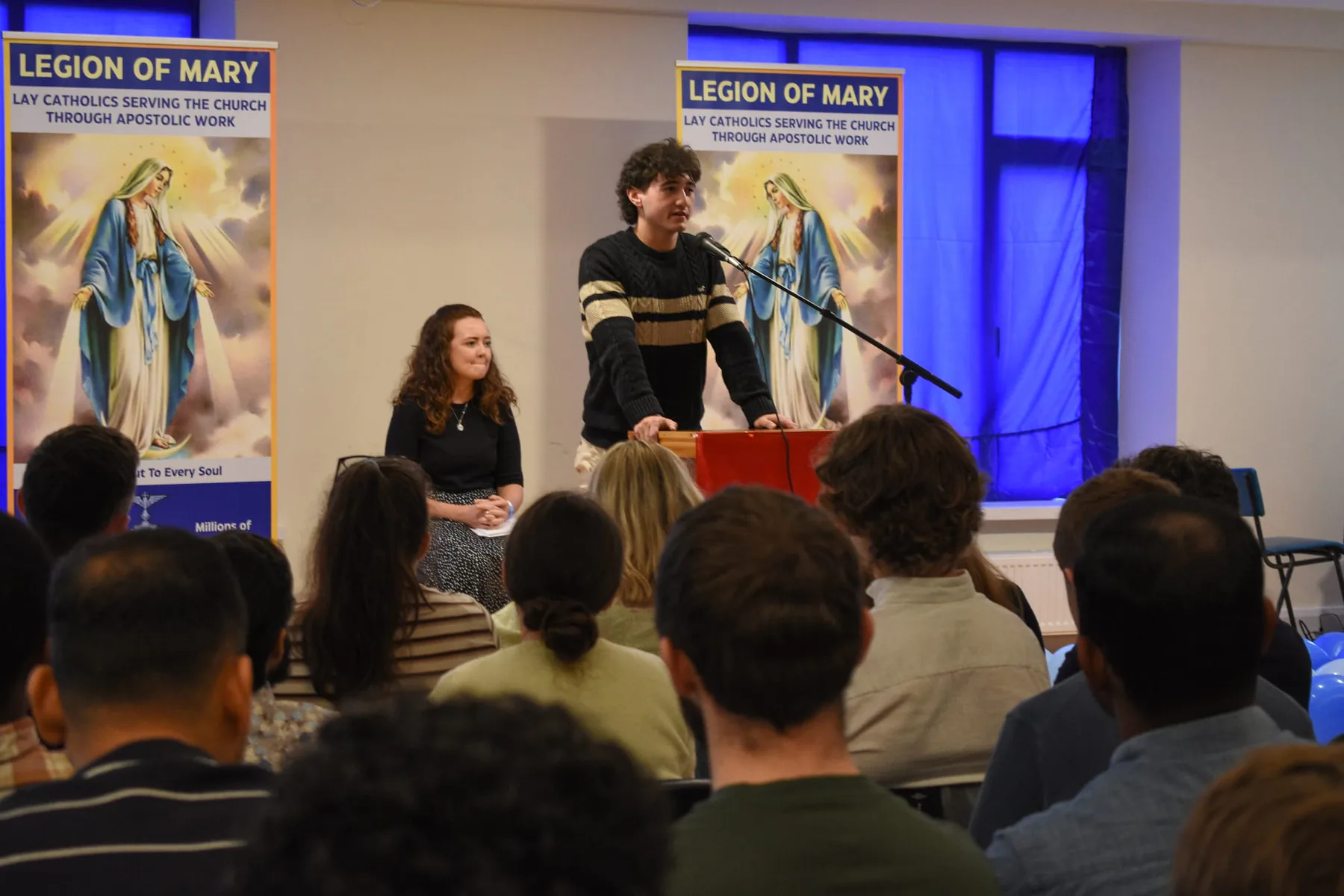 One of the workshops led by young Catholic adults