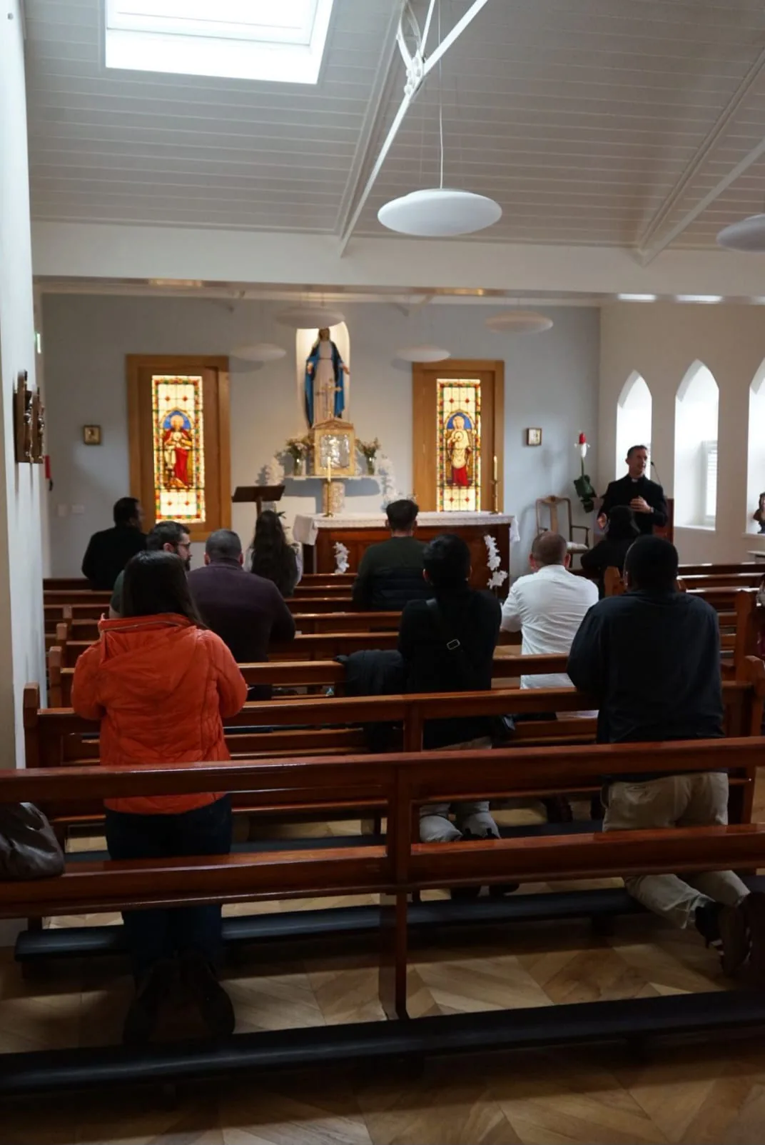 The chapel visited during the lunchtime tour