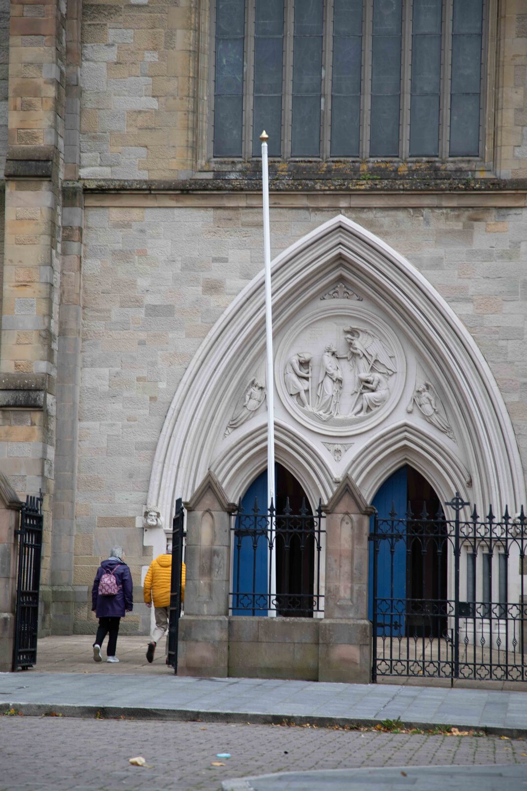 Gothic church entrance