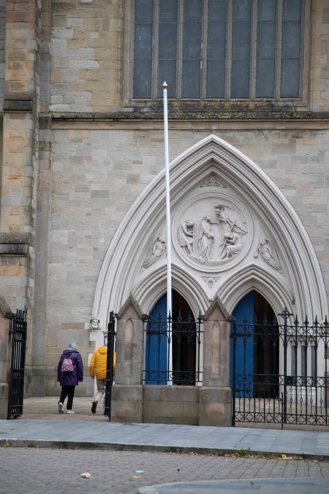 Gothic church entrance